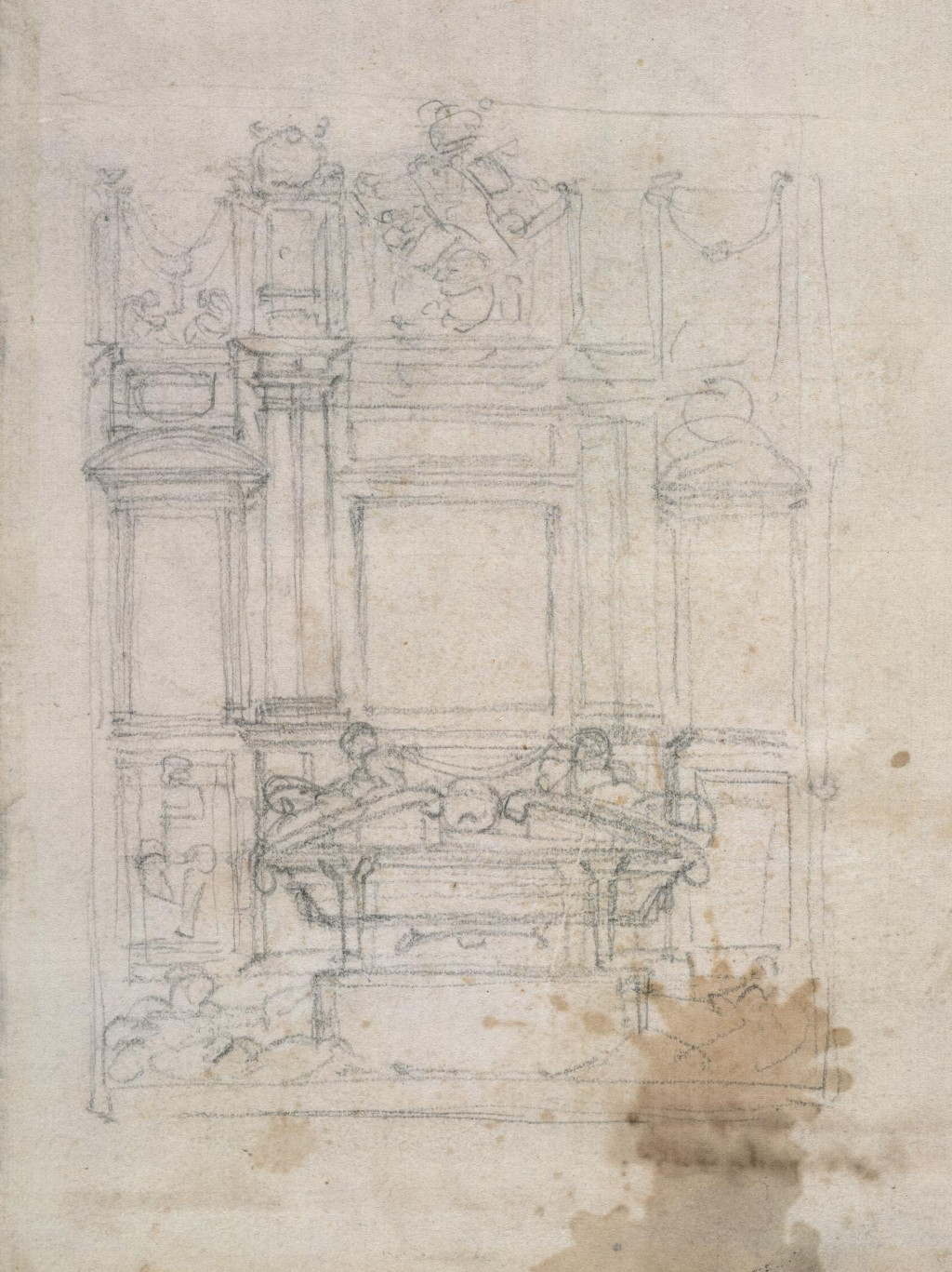 Study for the Medici Tombs Michelangelo